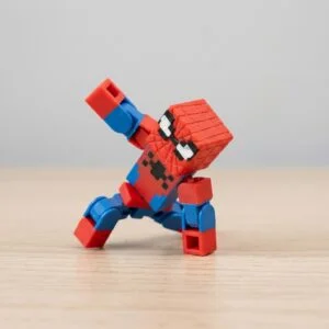 Minecraft Style Articulated Spiderman