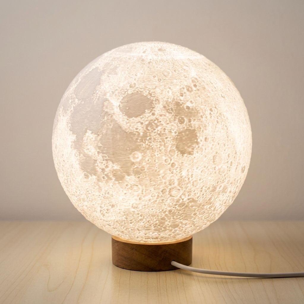 简约经济型月球灯 product image 5