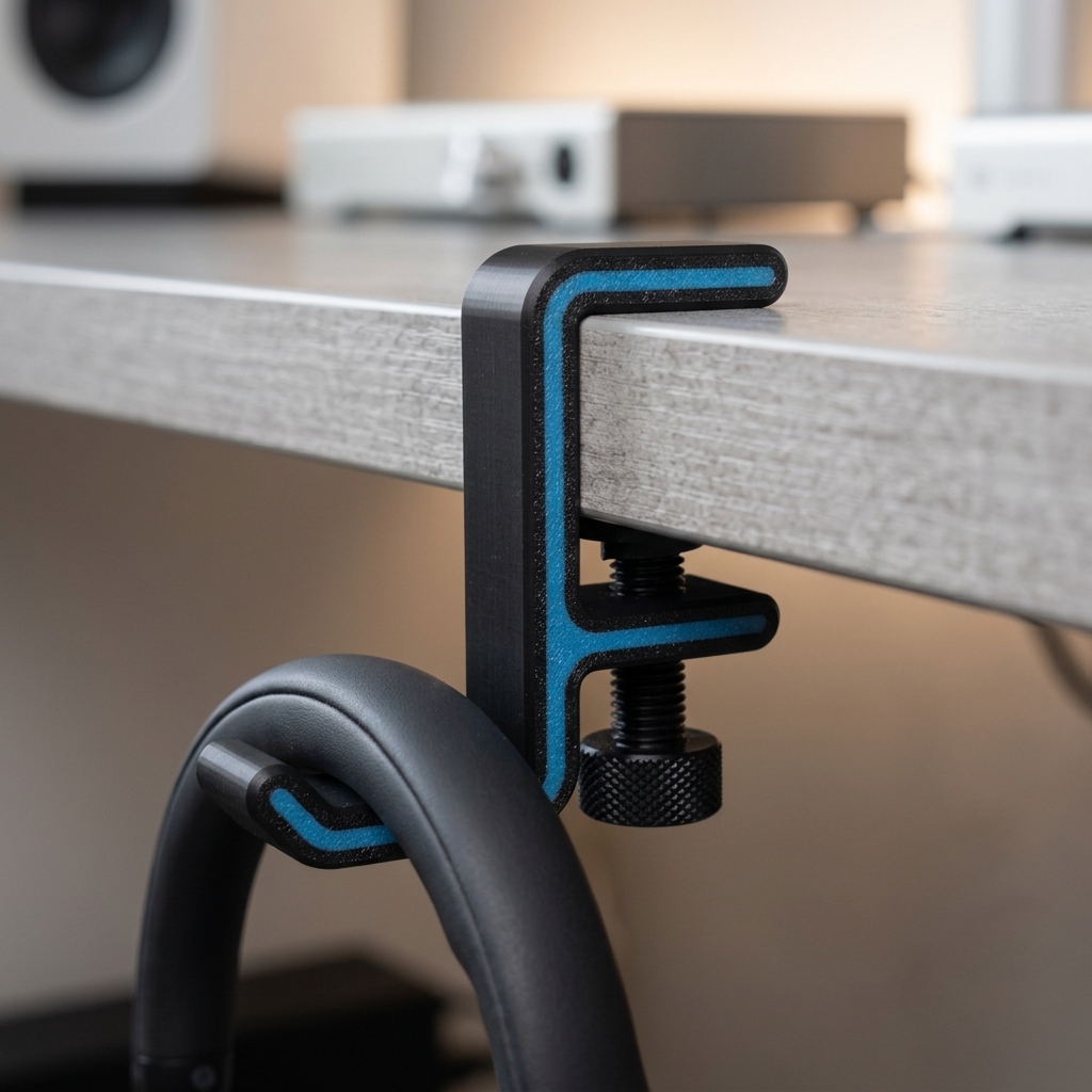 Simple Headphone Hook dual color product image 5