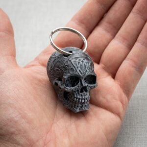 skull keychain