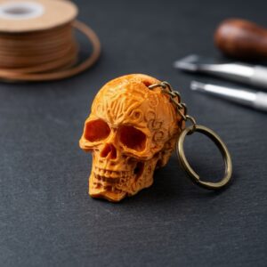 skull keychain