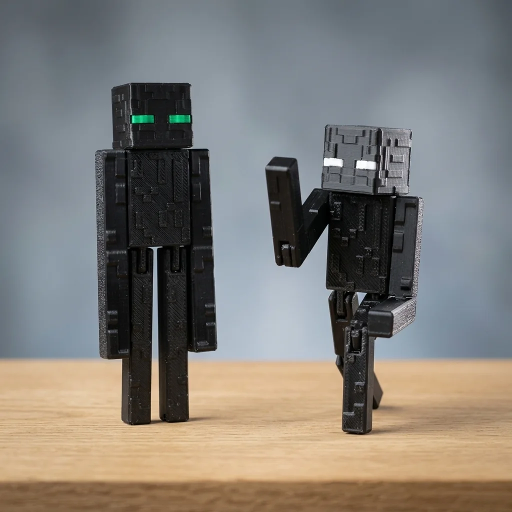 UPDATED Articulated Minecraft Enderman 45min Print