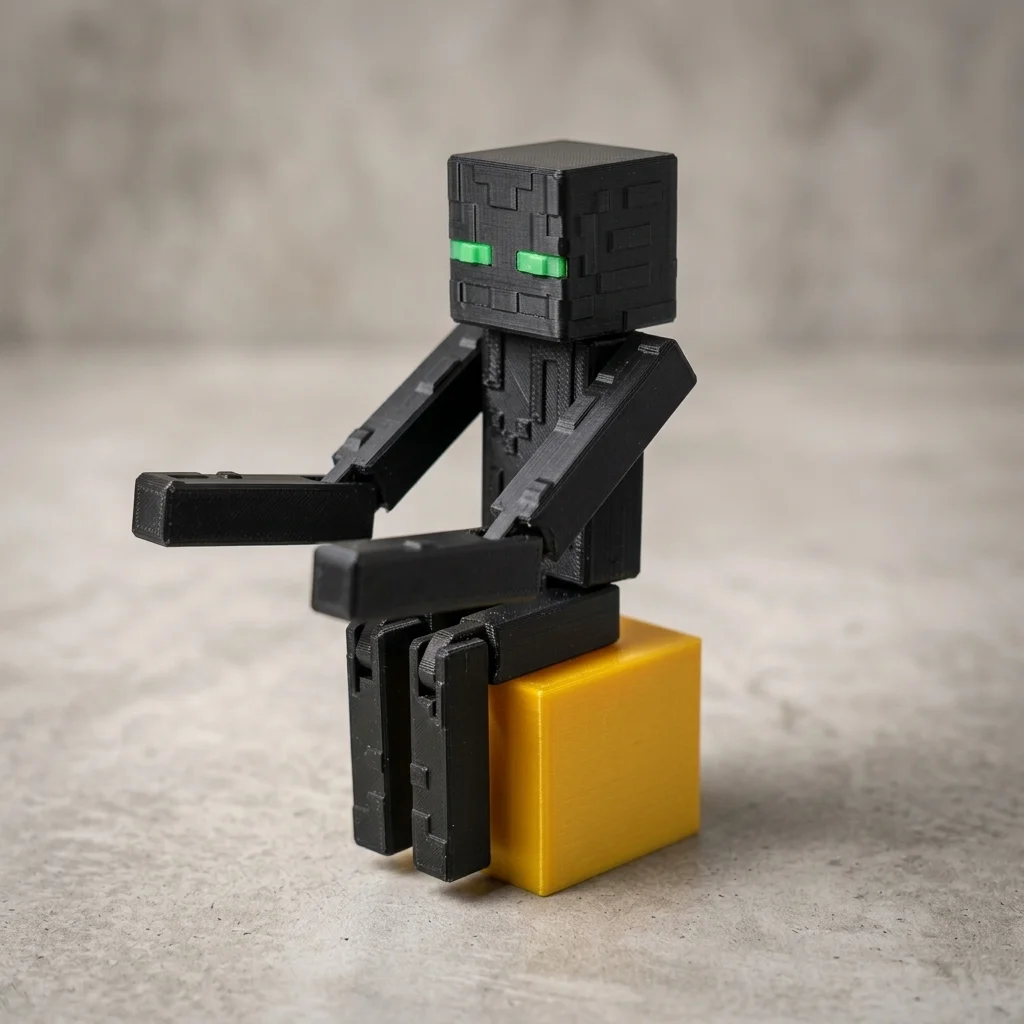 UPDATED Articulated Minecraft Enderman 45min Print product image 3