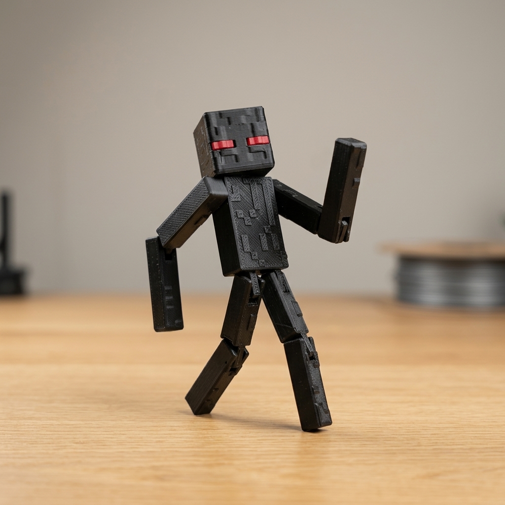 UPDATED Articulated Minecraft Enderman 45min Print product image 4