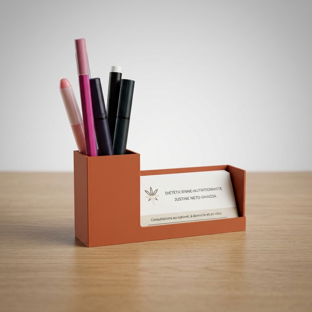 Business card holder / displayer and pencil holder