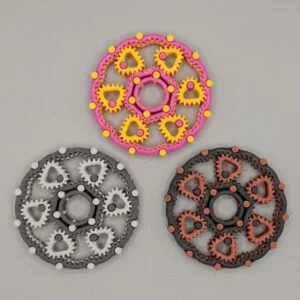 "Core" Geometric Planetary Gears Fidget Spinner