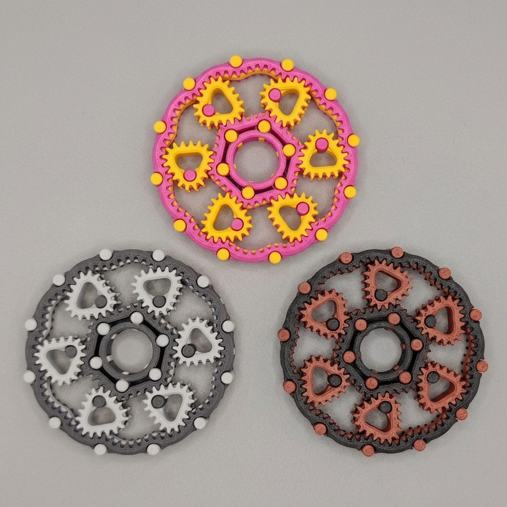 "Core" Geometric Planetary Gears Fidget Spinner product image 4