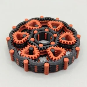 "Core" Geometric Planetary Gears Fidget Spinner