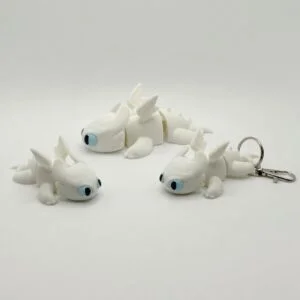 Flexi Luna Light Fury Dragon Toothless &