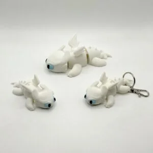 Flexi Luna Light Fury Dragon Toothless &