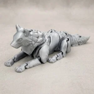 Floppy Wolf - Flexi Articulated Animal (pip)